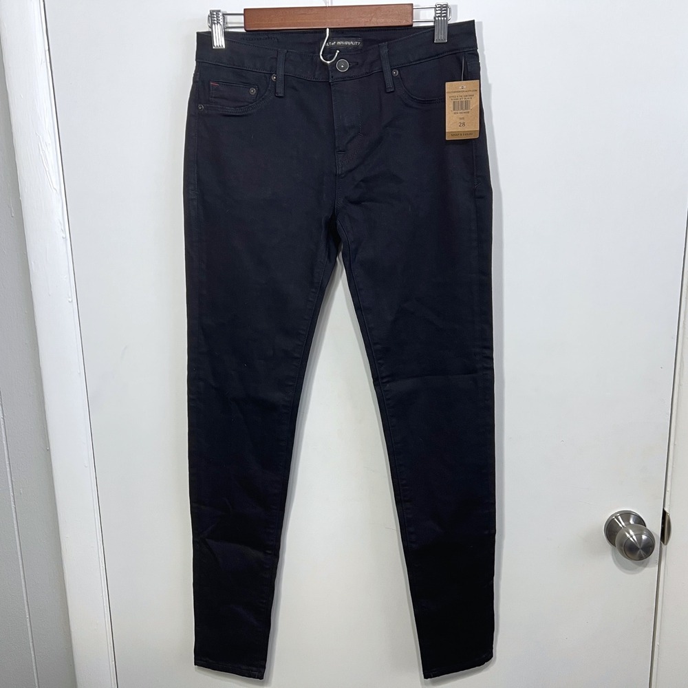 Cult of Individuality Zen Midrise Jeans Mens 28 x 30 Jet Black Skinny NWT